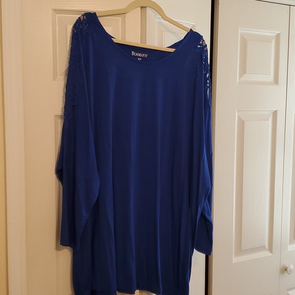 Royal blue tunic 2x - Picture 2 of 4